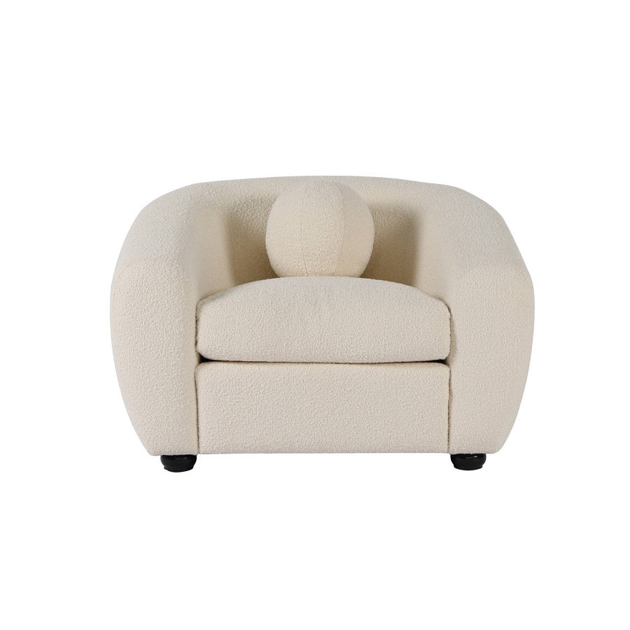 PARIS' ARMCHAIR CREAM BOUCLÉ